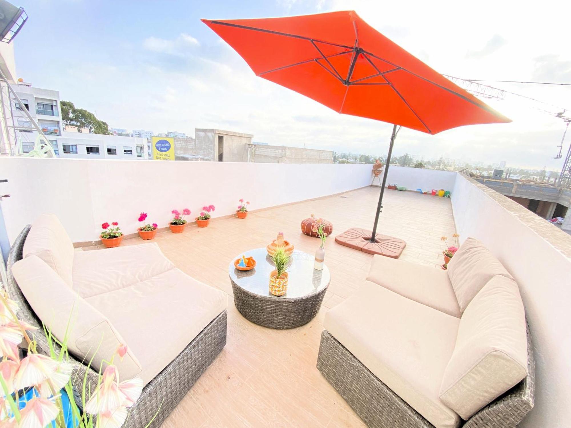 Apartment Cosy And Sunny - Private Rooftop - Near Train & Tramway Casablanca